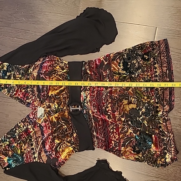 EUC Vintage s.8 Nicowa velvet tunic top - Picture 6 of 8